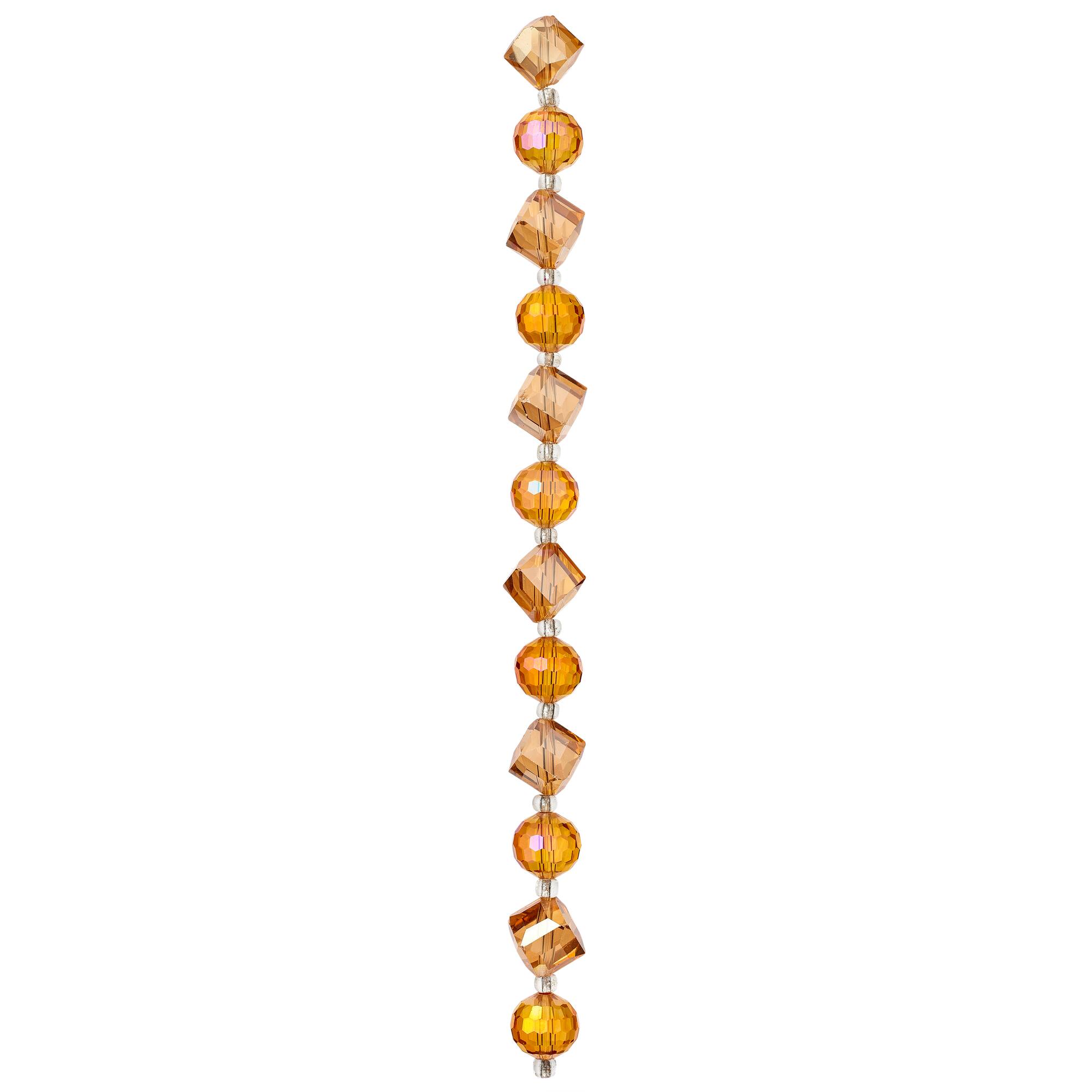 Amber Large Glass Mix Beads by Bead Landing™